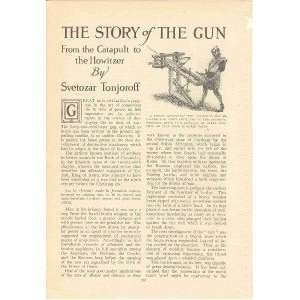   1915 Weapons Guns Military From Catapult to Howitzer 