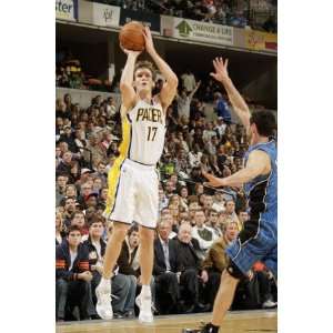   Indiana Pacers Mike Dunleavy and J. J. Redick by Ron Hoskins, 48x72