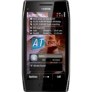 NEW Nokia X7 00 Dark Steel 8MP 3G UNLOCKED Phone+8GB  