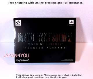 METAL GEAR SOLID 2 PREMIUM PACKAGE SONS OF LIBERTY PS2  