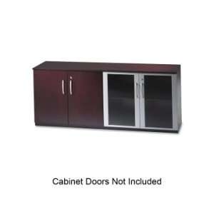  Mayline Napoli Glass & Wood Door Set for Low Wall Cabinet 
