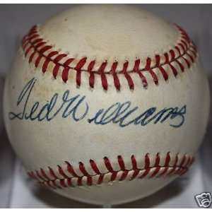    Signed Ted Williams Ball   OAL Hollywood x