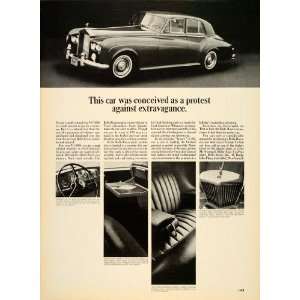  1963 Ad Rolls Royce Automobile Vintage Bentley Radiator 