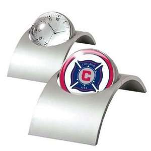 Chicago Fire MLS Spinning Desk Clock