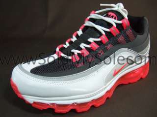 Nike Air Max 24 7 Black White Solar Red Womens Sz 7  