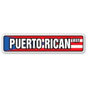  PUERTO RICAN FLAG Street Sign puerto rico national nation 
