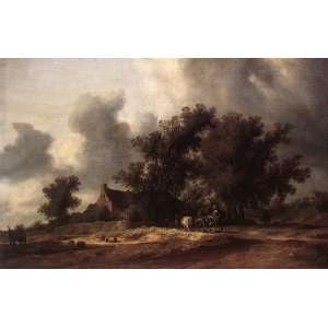   Salomon van Ruysdael   24 x 16 inches   After the Rain