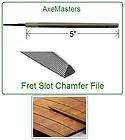 AxeMasters FRET SLOT CHAMFER FILE Bevel Guitar Woodworker Luthier Tool
