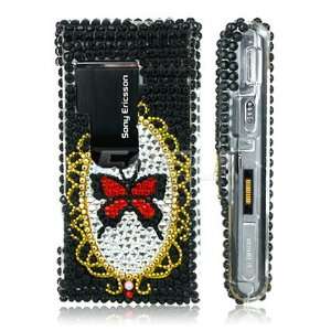     BUTTERFLY & MIRROR BLING CASE FOR SONY ERICSSON SATIO Electronics
