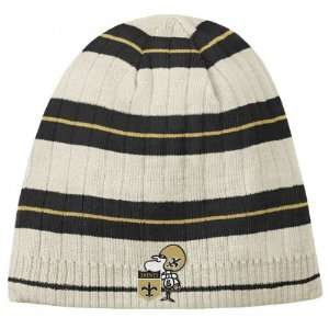 New Orleans Saints Reebok Putty Throwback Ribbed Knit Hat  