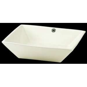   Castle Bone Vitreous China Over Counter Vessel Sink
