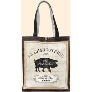  Fiddlers Elbow Charcuterie OIL Cloth Tote Bag Pig Beauty