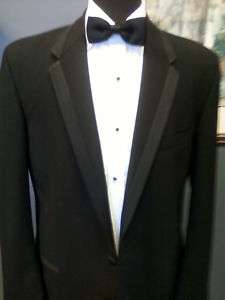 Boys Chaps Ralph Lauren Black Formal Tuxedo Coat (253)  