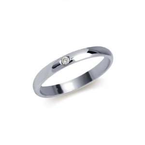  Wedding Rings Songa Unisex Ring in White 950 Platinum with 