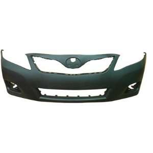   Camry Front Bumper W/O Spoiler Holes Painted 4T8 Sandy Beach Metallic