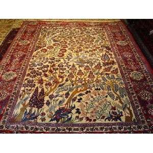  5x8 Hand Knotted Isfahan/Esfahan Persian Rug   53x87 