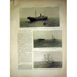   Boat Ship War Soldier Troops Wreck Nantes French 1917
