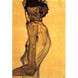  FRAMED oil paintings   Egon Schiele   24 x 36 inches 
