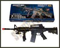 You will receive 2x airsoft spring rifles, 1x M16B (Top Pictured) & 1x 