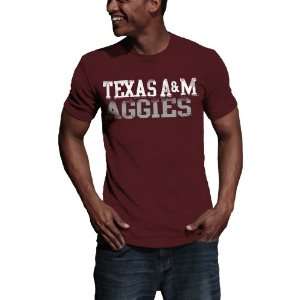  NCAA Texas A&M Aggies Literality Vintage Heather Tee Shirt 