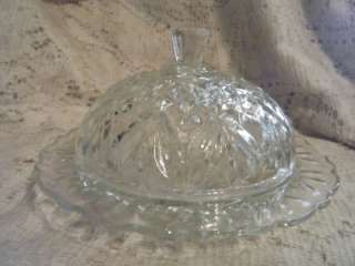 Vintage Fire King EAPC~Pineapple~Domed Butter/Cheese Dish  