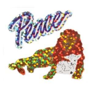  Prismatic Sparkle Stickers (CHRISTIAN LION & LAMB) 14.5 ft 