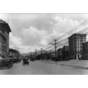  1910 Photo Shattuck Avenue, looking north, Berkeley 