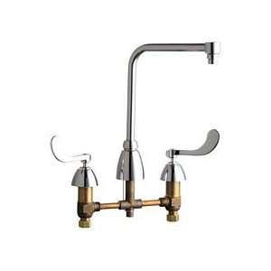 Chicago Faucets 201 AHA8 317CP Chrome Manual Deck Mounted 8 Centerset 