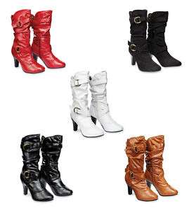 Womans Fashion Casual Comfy Slouch Boots  