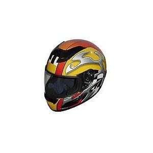  Snell Full Face Motorcycle Helmets   Yellow Blade 