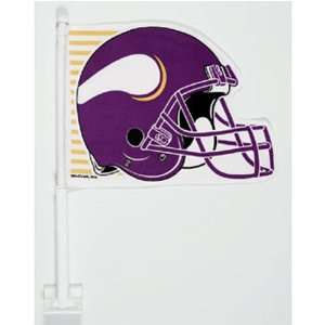  Minnesota Vikings NFL Car Flag (11.75x14.5) Sports 