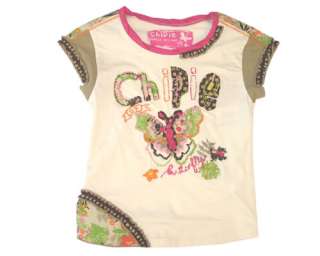 NWT CHIPIE Jungle Delight Embroidered Tee Size 5/108  