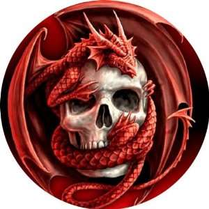 Red Dragon Snake Art   Fridge Magnet   Fibreglass 