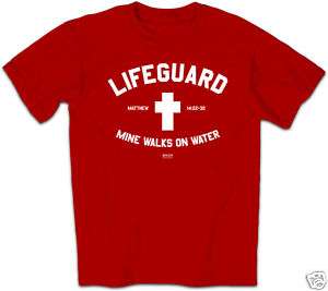 Christian T Shirt Lifeguard  