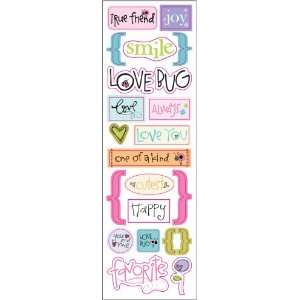   Sweetest Bug Collection Epoxy Words Stickers Arts, Crafts & Sewing