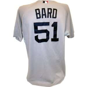  Daniel Bard #51 Red Sox 2010 Game Worn Grey Cool Base 
