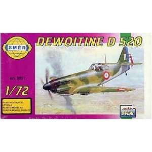  Dewoitine D520 Aircraft 1/72 Smer Models Toys & Games