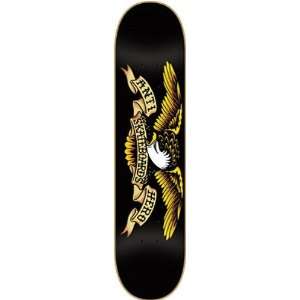 Anti Hero Classic Eagle Large Deck 8.12 Black Skateboard 
