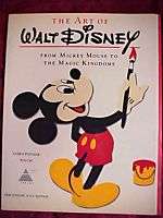 1975 THE ART OF WALT DISNEY by Christopher Finch  