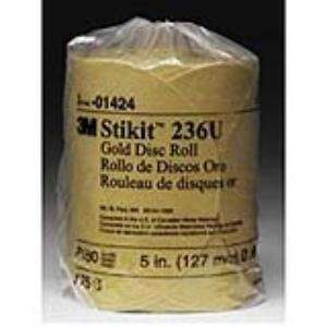  3M(TM) Stikit(TM) Gold Disc Roll, 01439, 6 in, P180A 