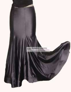 New Elegant Satin Maxi Mermaid Skirts XS~3XL #GF0693  