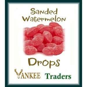 Claeys Watermelon Sanded Candy Drops ~ 2 Lbs ~ Old Fashioned Flavor