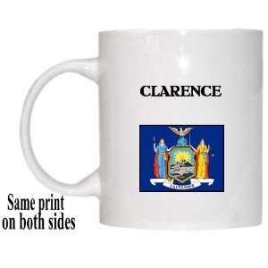    US State Flag   CLARENCE, New York (NY) Mug 
