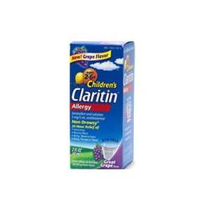  Claritin Childrens, 24 Hour Allergy Relief, Great Grape 