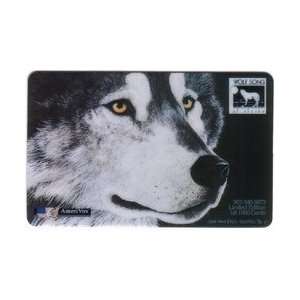   Phone Card 5m Wolf Song of Alaska (1994)   Gray Wolf 