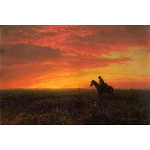 oil paintings   Albert Bierstadt   24 x 16 inches   On the Plains 