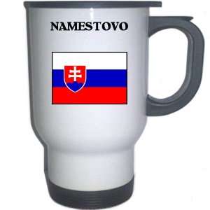  Slovakia   NAMESTOVO White Stainless Steel Mug 