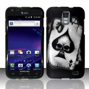   AT&T) Rubberized Design Cover   Spade Skull Cell Phones & Accessories