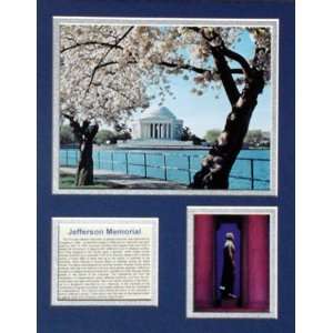 Jefferson Memorial Famous Landmark Picture Plaque Unframed
