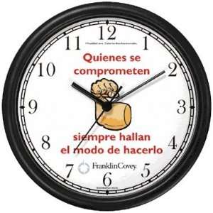  Habit 1   Those Committed #1 (Spanish Text)   Wall Clock 